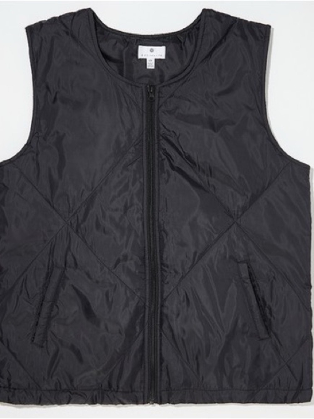Socialite Black Quilted Light Weight Vest